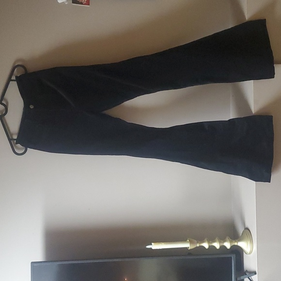 Black Flare Pants - Picture 1 of 3